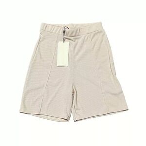 Club L-4505 Hourglass Booty Short w/ Bum Ruche-Size: US 2-Color: Stone-NEW!!
